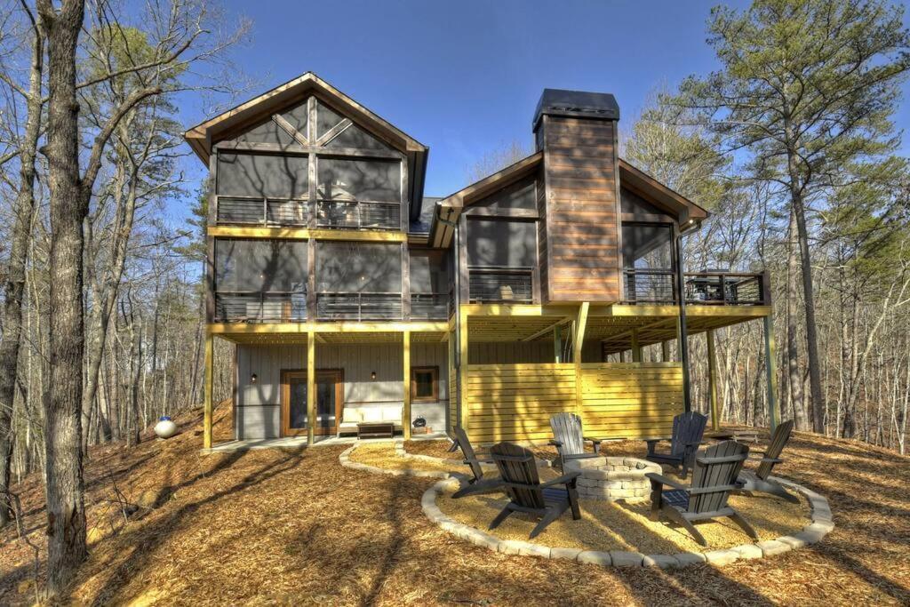 Villa Rosewood Retreat - Hot Tub Fire Pit Pool Table Blue Ridge Exterior foto